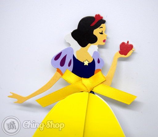 Snow White Handmade 3D Pop-Up Card