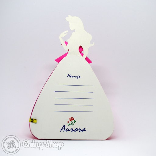 Princess Aurora Handmade 3D Pop-Up Card