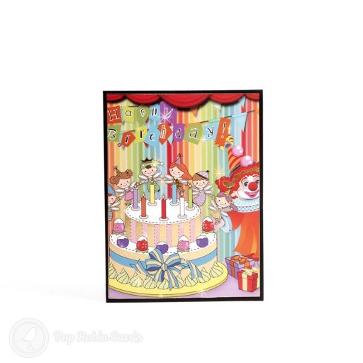 Embossed Fairy Birthday Party Handmade 3D Pop-Up Foil Card