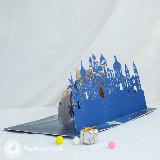 Baby Jesus In Bethlehem Nativity 3D Pop Up Christmas Card