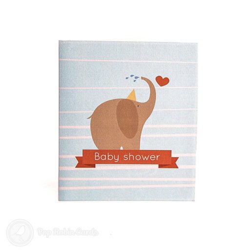 Baby Shower 3D Handmade Pop Up Card With Elephant Design