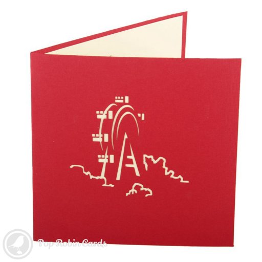 Big Ferris Wheel 3D Pop-Up Greetings Card