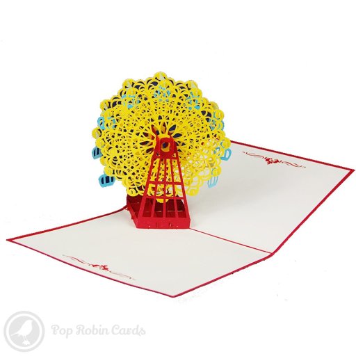 Big Ferris Wheel 3D Pop-Up Greetings Card