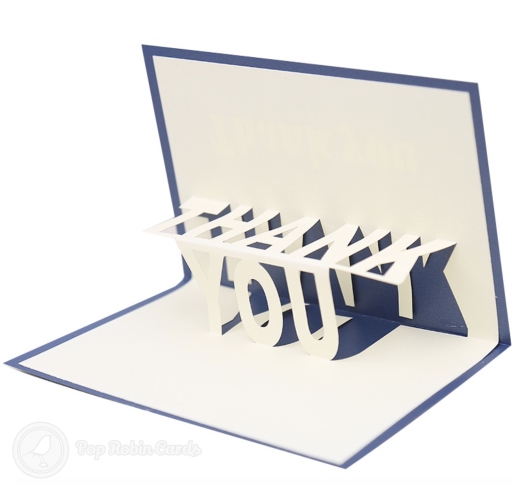 Big Thank You 3D Pop Up Card