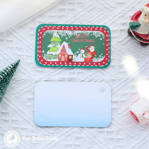 Bright & Cheery Christmas Scenery 3D Pop Up Christmas Card