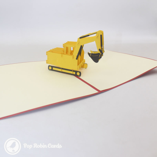 Bucket Digger 3D Pop Up Card