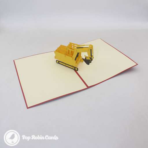 Bucket Digger 3D Pop Up Card