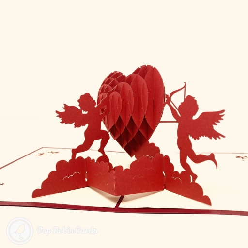 Cherub Love 3D Pop-Up Greetings Card (Standard)