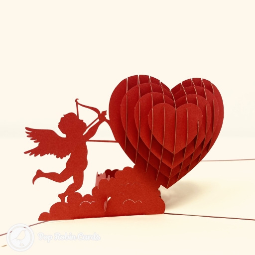 Cherub Love 3D Pop-Up Greetings Card (Standard)