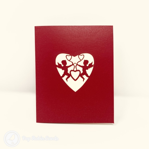 Cherub Love 3D Pop-Up Greetings Card (Standard)