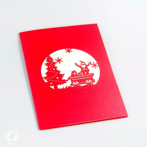 Christmas Eve Handmade 3D Pop-Up Card