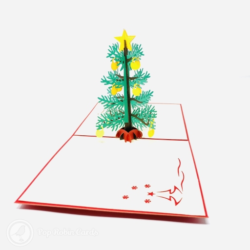 Christmas Tree 3D Handmade Pop Up Christmas Card