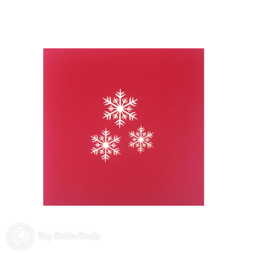 Christmas Snowflake Handmade 3D Card