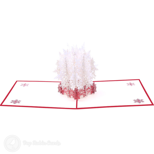 Christmas Snowflake Handmade 3D Card