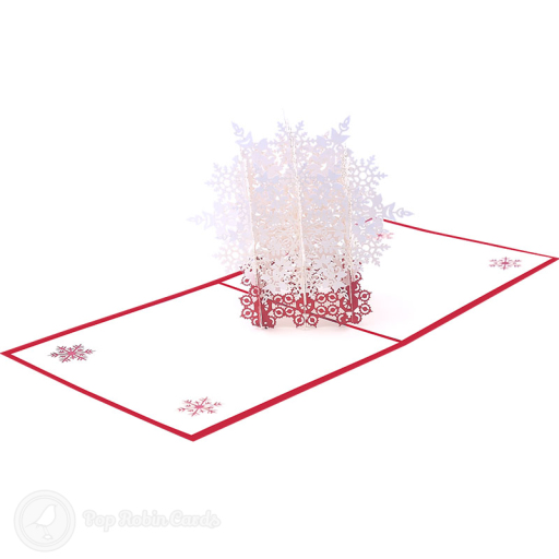 Christmas Snowflake Handmade 3D Card