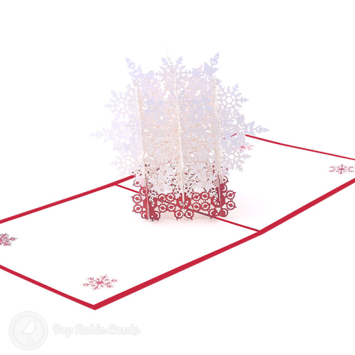 Christmas Snowflake Handmade 3D Card
