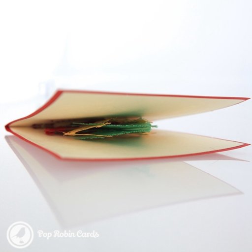 Christmas Tree & Presents Handmade 3D Pop-Up Card