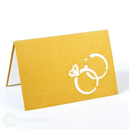 Diamond Ring 3D Pop up Congratulations Card