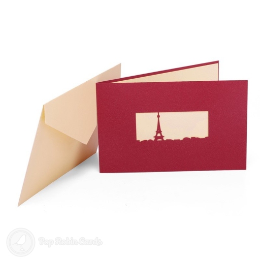 Eiffel Tower & France 3D Pop-Up Architecture Card