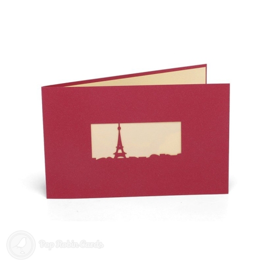 Eiffel Tower & France 3D Pop-Up Architecture Card