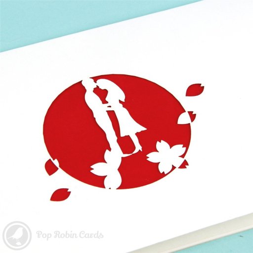 Falling in Love 3D Pop Up Greetings Card