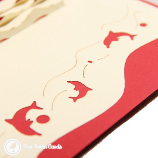 Galleon Sailing Boat at Sea 3D Pop Up Greeting Card