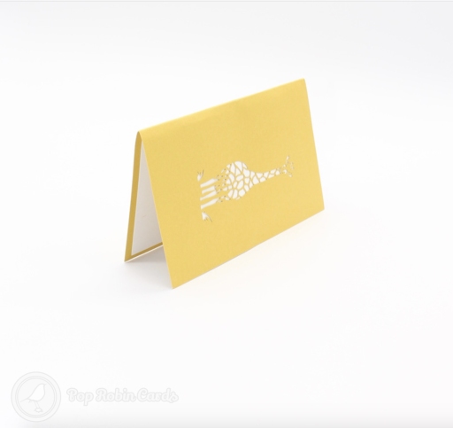 Giraffe Family 3D Pop Up Greeting Card