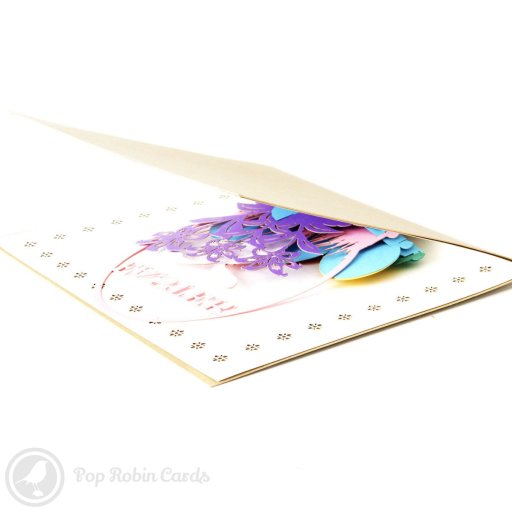 Happy Easter Eggs & Bunny 3D Pop-Up Easter Card