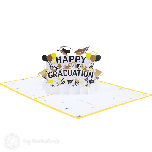 Happy Graduation Congratulations 3D Pop Up Card