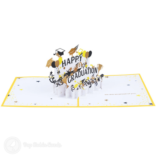 Happy Graduation Congratulations 3D Pop Up Card