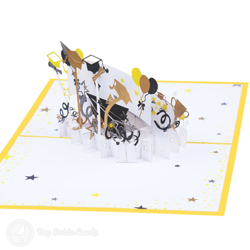 Happy Graduation Congratulations 3D Pop Up Card