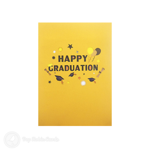 Happy Graduation Congratulations 3D Pop Up Card