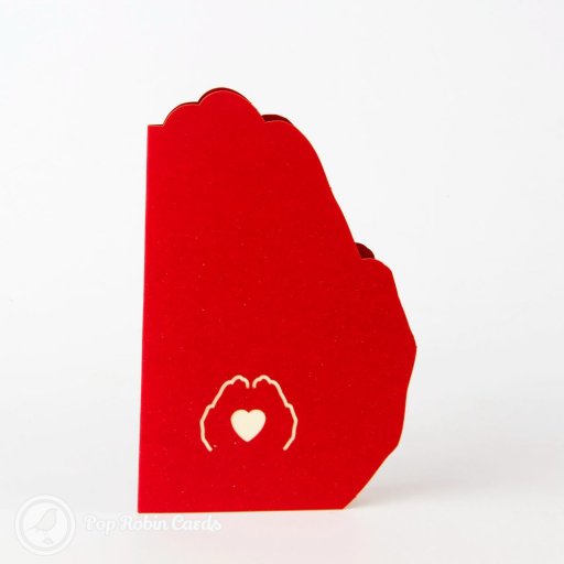 Heart in Hands 3D Pop Up Greeting Card
