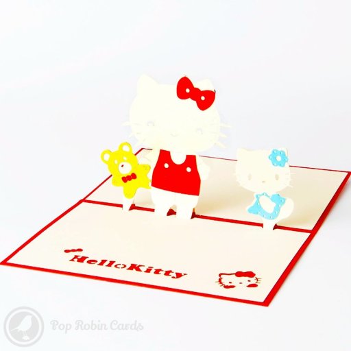 Hello Kitty 3D Pop-Up Greeting Card