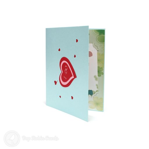 "I Do" Couple Moving Handmade 3D Pop Up Romantic Card