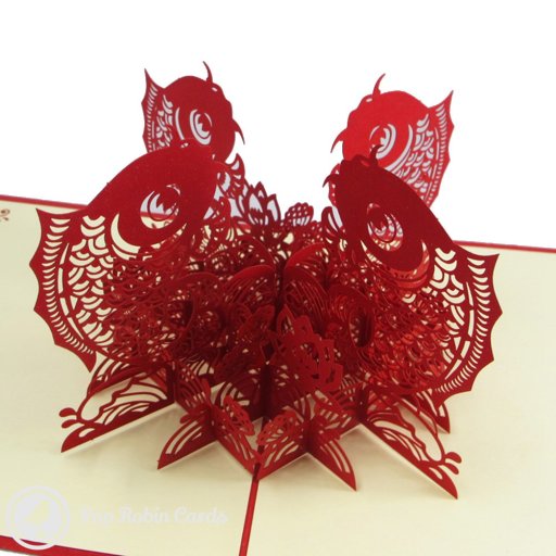 Leaping Fish 3D Pop-Up Greeting Card