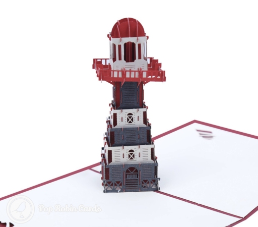 Lighthouse Handmade 3D Pop Up Card