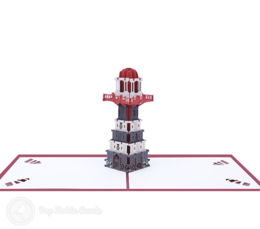 Lighthouse Handmade 3D Pop Up Card