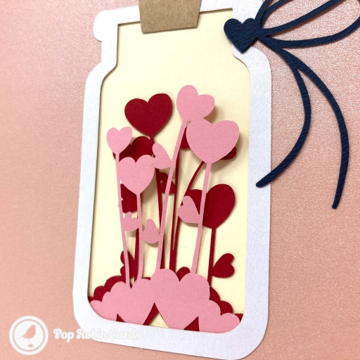 Love In A Jar 3D Pop Up Handmade Card