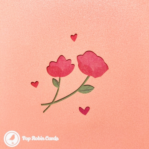 Love Meadow 3D Handmade Pop Up Card