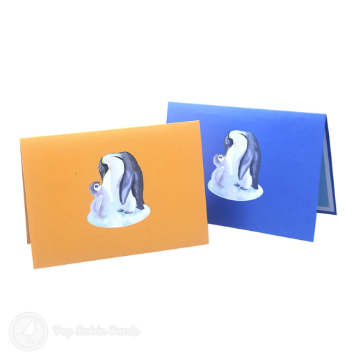 Penguin Family 3D Greetings Card