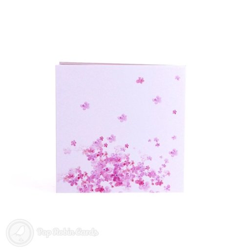 Pink Blossom 3D Pop-Up Greetings Card