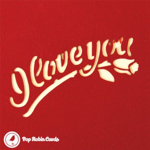 Romantic Heart 3D Pop-Up Card