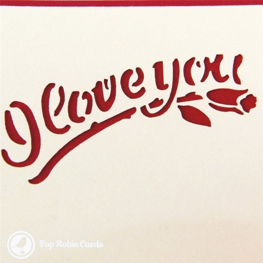 Romantic Heart 3D Pop-Up Card