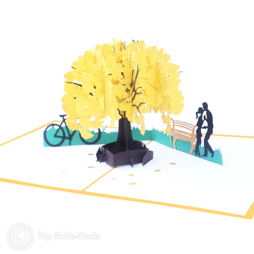Romantic Park Trip 3D Handmade Pop Up Card