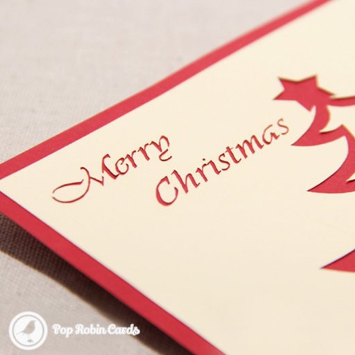 Snowman And Star Handmade 3D Pop-Up Card