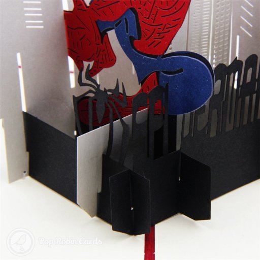 Spider Man 3D Pop-Up Greeting Card