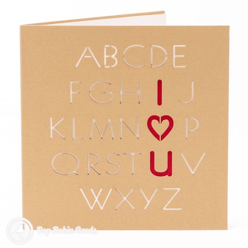 Spinning Love Heart Handmade 3D Pop-Up Romantic Card