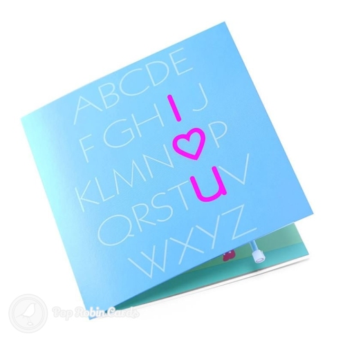 Spinning Love Heart Handmade 3D Pop-Up Romantic Card