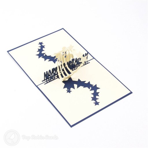 Star Burst Handmade 3D Pop-Up Birthday Card